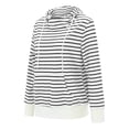 thumbnail image 1 of Vedolay Tops for Women's Oversized Sweatshirts Hoodies Long Sleeve Pullover Fall Clothes with Pocket,White XL, 1 of 5