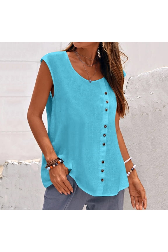 Tops for Womens Women Backless Crop Top Vintage Tie Up Spaghetti Strap Summer Cute Mini Vest E-Girl Streetwear,Light Blue M