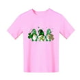 thumbnail image 1 of Vedolay Trendy Tops For Boy T-Shirt Youth Novelty Graphic Round Neck T-Shirt Printing Short Sleeve for Daily Life,Pink 3-4 Years, 1 of 3
