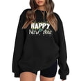 thumbnail image 1 of Vedolay Trendy Tops for Women Womens Casual Long Sleeve Sweatshirts Crew Neck Relaxed Fit Tops,Black M, 1 of 3