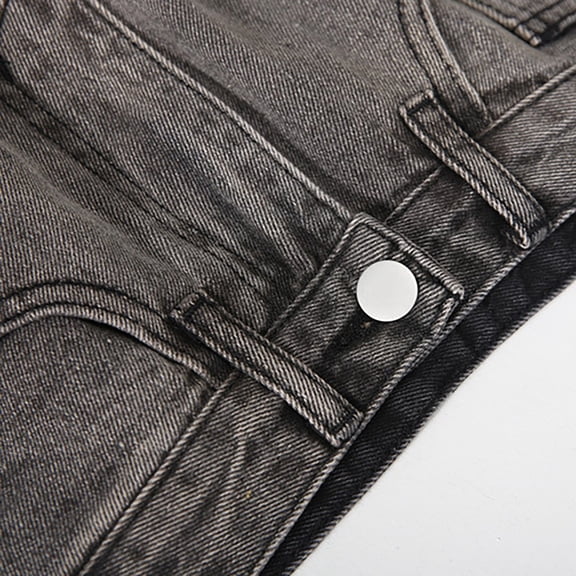 Vedolay Trousers Plus Size Womens Baggy Jeans High Waisted Straight Leg Streetwear Vintage Pants,A L