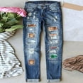 thumbnail image 1 of Vedolay Trousers for Women High Waisted Stretchy Jeans Boyfriend Trendy Denim Pants,Blue 5XL, 1 of 3