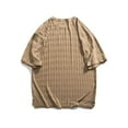 thumbnail image 1 of Vedolay Tshirts For Men Men's Short Sleeve Pocket Tee Big-tall,Khaki 5XL, 1 of 4