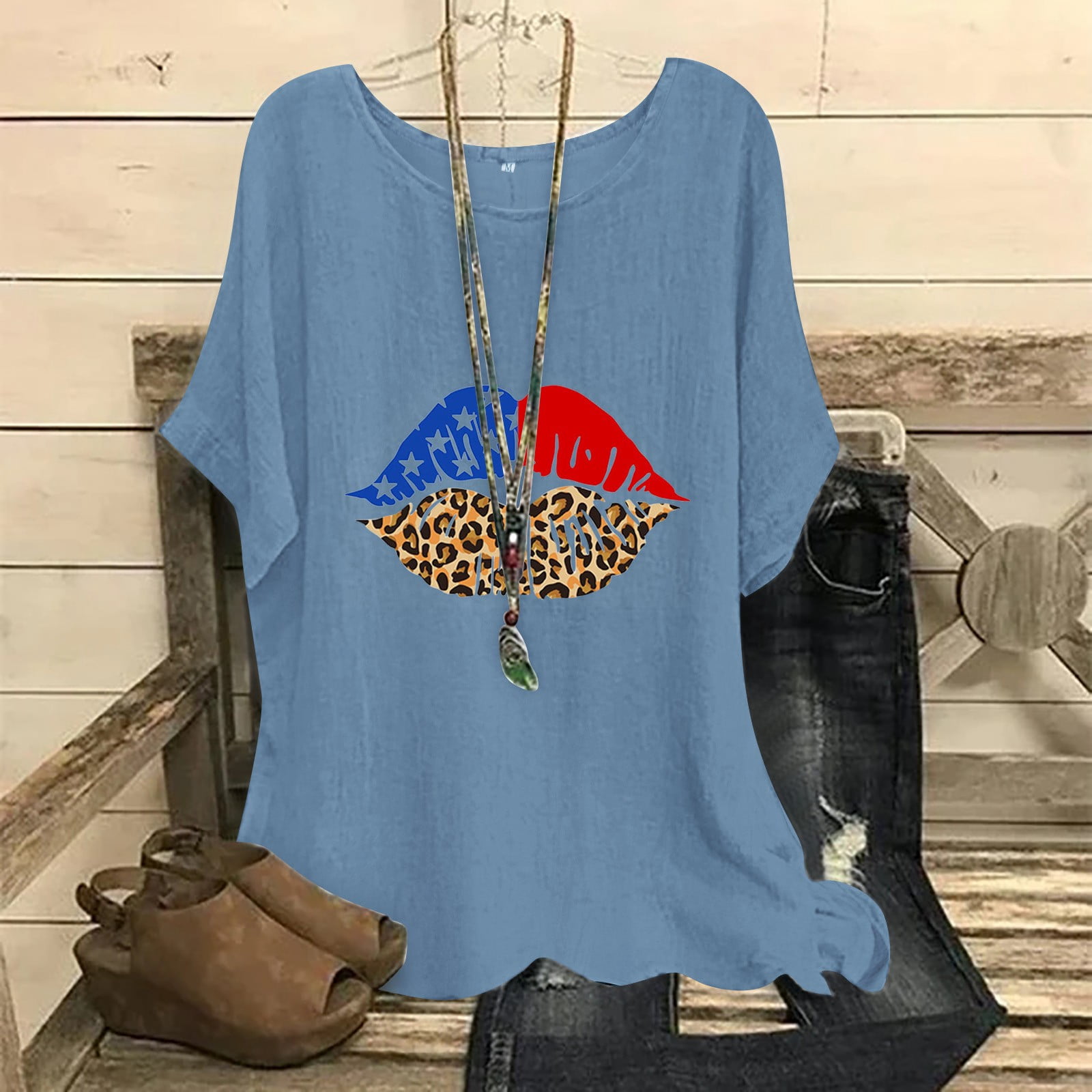 Vedolay Tube Tops For Women T Shirts for Women 2023 Puff Short Sleeve Shirts Summer T-Shirts Casual V Neck Blouse Loose Fitting Tunic Tops,Gray M