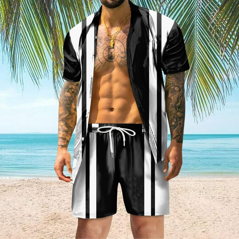 Mens two piece swim set clearance