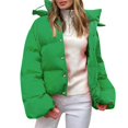 thumbnail image 1 of Vedolay Warm Winter Coats 2023 Hooded Cardigan Casual Warming Outwear for Autumn Green,S, 1 of 5