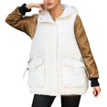 thumbnail image 1 of Vedolay Warm Winter Coats Business Fall Coat Work Winter Coats White,M, 1 of 5