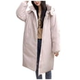 thumbnail image 1 of Vedolay Warm Winter Coats Fall Coat Jacket Coat Open Front Cardigan Beige,M, 1 of 2