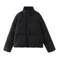 thumbnail image 1 of Vedolay Warm Winter Coats Oversized Fall Dressy Winter Dress Coat Casual Light Jackets Black,L, 1 of 3