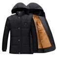 thumbnail image 1 of Vedolay Warm Winter Coats for Men Cold Weather Outwear Thicken Parka Jacket Black,4XL, 1 of 5