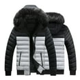 thumbnail image 1 of Vedolay Warm Winter Coats for Men Long Mens Parka Hood Jacket Grey,3XL, 1 of 5