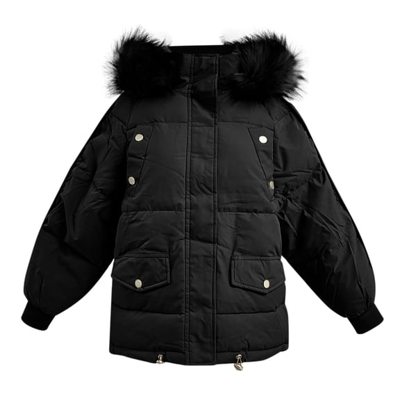 Vedolay Warm Winter Coats for Women Casual Knit Cardigan Coats Of Female 2023 Black,L