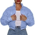 thumbnail image 1 of Vedolay Warm Winter Coats for Women Long Winter Coat with Hood Parka Jacket Light Blue,L, 1 of 5