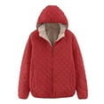 thumbnail image 1 of Vedolay Warm Winter Jacket 2023 Loose Fall Coat for Women Jacket Red,L, 1 of 5