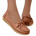 thumbnail image 1 of Vedolay Wedge Casual Shoes For Women Loafers For Fashion Flat Classic Casual Low Top Walking Shoes,Brown 6.5, 1 of 5