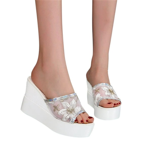 Vedolay Wide Casual Shoes Women's Loafers Breathable Casual Walking Lightweight Shoes,White 6.5