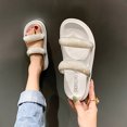 thumbnail image 1 of Vedolay Wide Sandals for Women Women's Clip Toe Ankle Buckle Strap Flats Sandals Casual Dressy Womens Sandals,Beige 7, 1 of 4