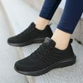 thumbnail image 1 of Vedolay Women's Platform Sneakers Women Slip-On Platform Sneakers Casual Comfortable Fashion Shoes,Black 7, 1 of 5