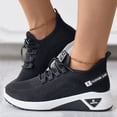 thumbnail image 1 of Vedolay Wide Sneakers for Women Sneakers for Women Casual Comfortable Office Dressy Business Shoes,Black 8, 1 of 5