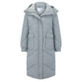 thumbnail image 1 of Vedolay Winter Coat Women 2023 Hooded Jacket Winter Full Zipper Jacket Open Front Coats B,XL, 1 of 4