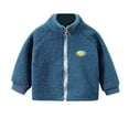 thumbnail image 1 of Vedolay Winter Coats for Kids Long Sleeve Leopard Print Coat Jacket for Babys 2023 Blue,150, 1 of 3