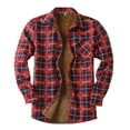 thumbnail image 1 of Vedolay Winter Coats for Men 2023 Fall Open Front Ribbed Cardigan Jackets with Pockets Red,L, 1 of 5