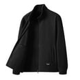 thumbnail image 1 of Vedolay Winter Coats for Men Button Down Long Sleeve Soft Blazer Jacket Cardigan Black,3XL, 1 of 4