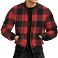 thumbnail image 1 of Vedolay Winter Coats for Men Draped Open Front Cropped Cardigan Long Sleeve Outwear Red,XL, 1 of 5