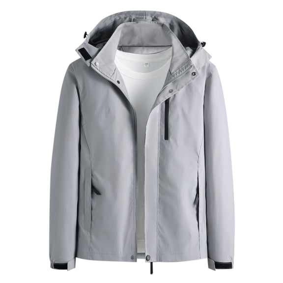 Vedolay Winter Coats for Men Fashion Autumn Long Sleeve Loose Hooded Coat for Men Cardigan GY2,2XL