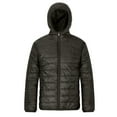 thumbnail image 1 of Vedolay Winter Coats for Men Hooded Zip Up Thickened Long Jacket Parka Coat Brown,S, 1 of 4