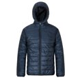 thumbnail image 1 of Vedolay Winter Coats for Men Hooded Zip Up Thickened Long Jacket Parka Coat Dark Blue,XL, 1 of 5