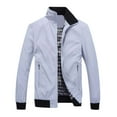 thumbnail image 1 of Vedolay Winter Coats for Men Open Front Cardigan Blazer Jacket Jacket Coat Clothes Grey,3XL, 1 of 2