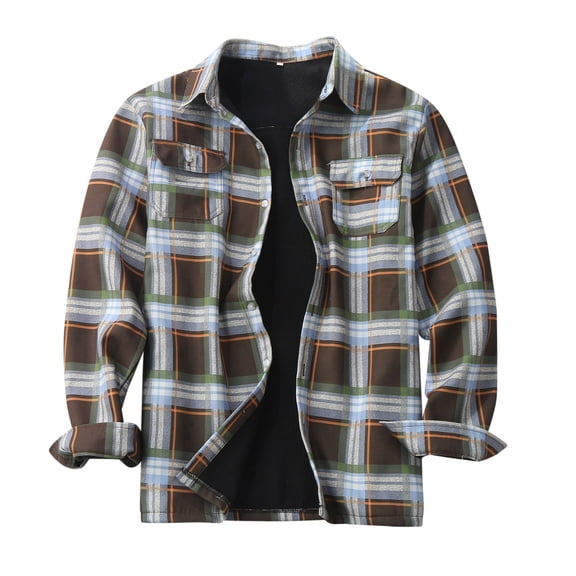 Vedolay Winter Coats for Men Open Front Casual Blazer Jacket Cover up with Pockets A,XL