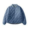 thumbnail image 1 of Vedolay Winter Coats for Women Stretch Casual Winter Jacket Winter Parka for Women Blue,M, 1 of 2