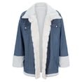 thumbnail image 1 of Vedolay Winter Coats for Women Thick Kimono Long Sleeve Coat Loose Women Outerwear White,L, 1 of 4