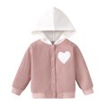 thumbnail image 1 of Vedolay Winter Hoodie Clothes Outwear with Pockets for Casual Daily 2023 Pink,9M, 1 of 5