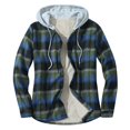 thumbnail image 1 of Vedolay Winter Jackets for Men 2023 Fall Fall Fashion Clothes Classy Open Front Cardigans Clothes Blue,3XL, 1 of 4