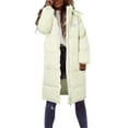 thumbnail image 1 of Vedolay Winter Long Coats for Women 2023 Solid Outdoor Windproof Raincoat Hooded Rain Waterproof Jacket White,2XL, 1 of 4