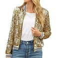 thumbnail image 1 of Vedolay Winter Long Coats for Women 2023 Winter Warm Plush Hooded Zip Outwear Casual Outerwear Gold,M, 1 of 3