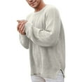 thumbnail image 1 of Vedolay Winter Sweaters for Men 2023 Vintage Sweatshirt Male Pullover Tops Grey,M, 1 of 5