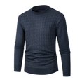 thumbnail image 1 of Vedolay Winter Sweaters for Men 2023 Winter Zipper Sweater Loose Casual Warm Pullover Tops Black,L, 1 of 3