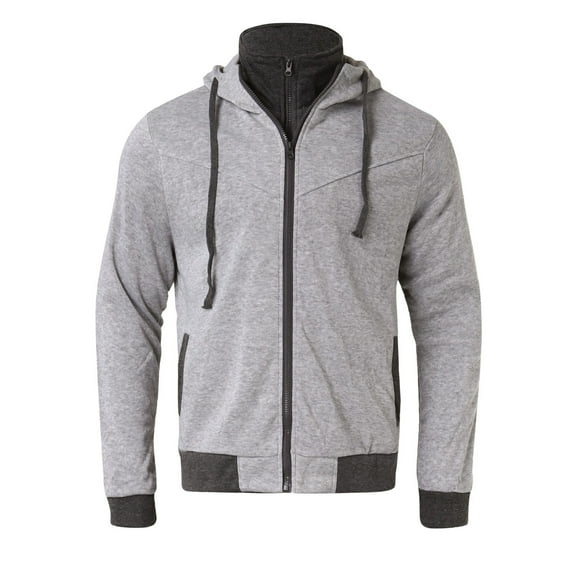 Vedolay Winter Sweaters for Men Long Sleeve Open Front Loose Sweaters Coat 2023 Grey,3XL