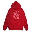 thumbnail image 1 of Vedolay Women 2023 T Shirts Casual Hoodies for Women 2023 Casual Long Sleeve Pullover Loose Lightweight Fall Clothes,Red XXL, 1 of 4