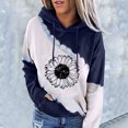 thumbnail image 1 of Vedolay Women 2023 T Shirts Fashion Womens Long Sleeve Sweatshirts Crewneck Casual Fit Pullover Hoodie Clothes,Blue L, 1 of 4