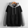 thumbnail image 1 of Vedolay Women 2023 Tops Women's 2023 Sweatshirts Hoodies Crewneck Oversized Pullover Casual Comfy Fall Fashion Clothes,Black L, 1 of 2