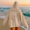 thumbnail image 1 of Vedolay Women 2023 Tops Womens Oversized Hoodies Casual Pullover Fall Fashion 2023 Sweatshirts,Khaki XL, 1 of 4