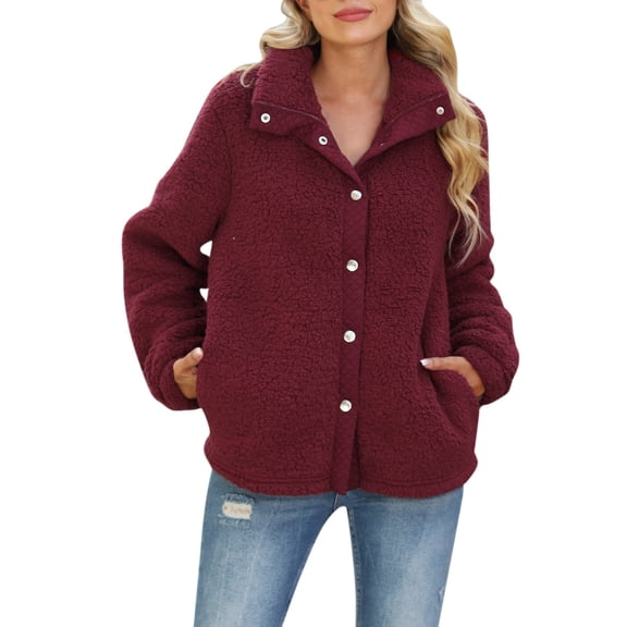 Vedolay Women Coats Plus Size Open Front Cropped Cardigan Coat Long Sleeve Knit Outwear 2023 A,L