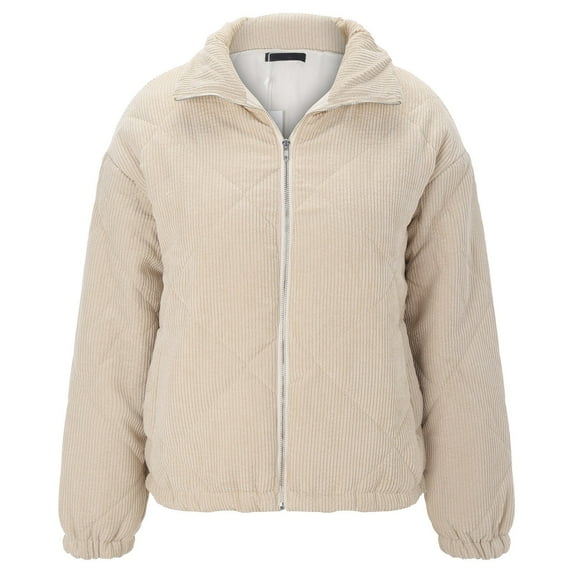 Vedolay Women Coats Vintage Autumn Outwear Mid Long Coat White,M