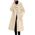 thumbnail image 1 of Vedolay Women Coats Winter Business Work Fall Coat Fashion Fall Coat Beige,3XL, 1 of 5