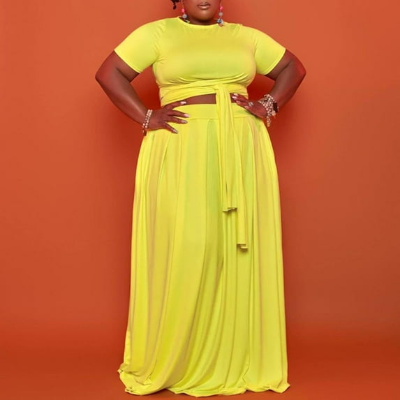 Vedolay Women Dresses Womens 2023 Summer Spring Elegant Off The Shoulder V Neck Long Sleeve Ruffle Flowy Mini Short Skater Dresses,Yellow 3XL